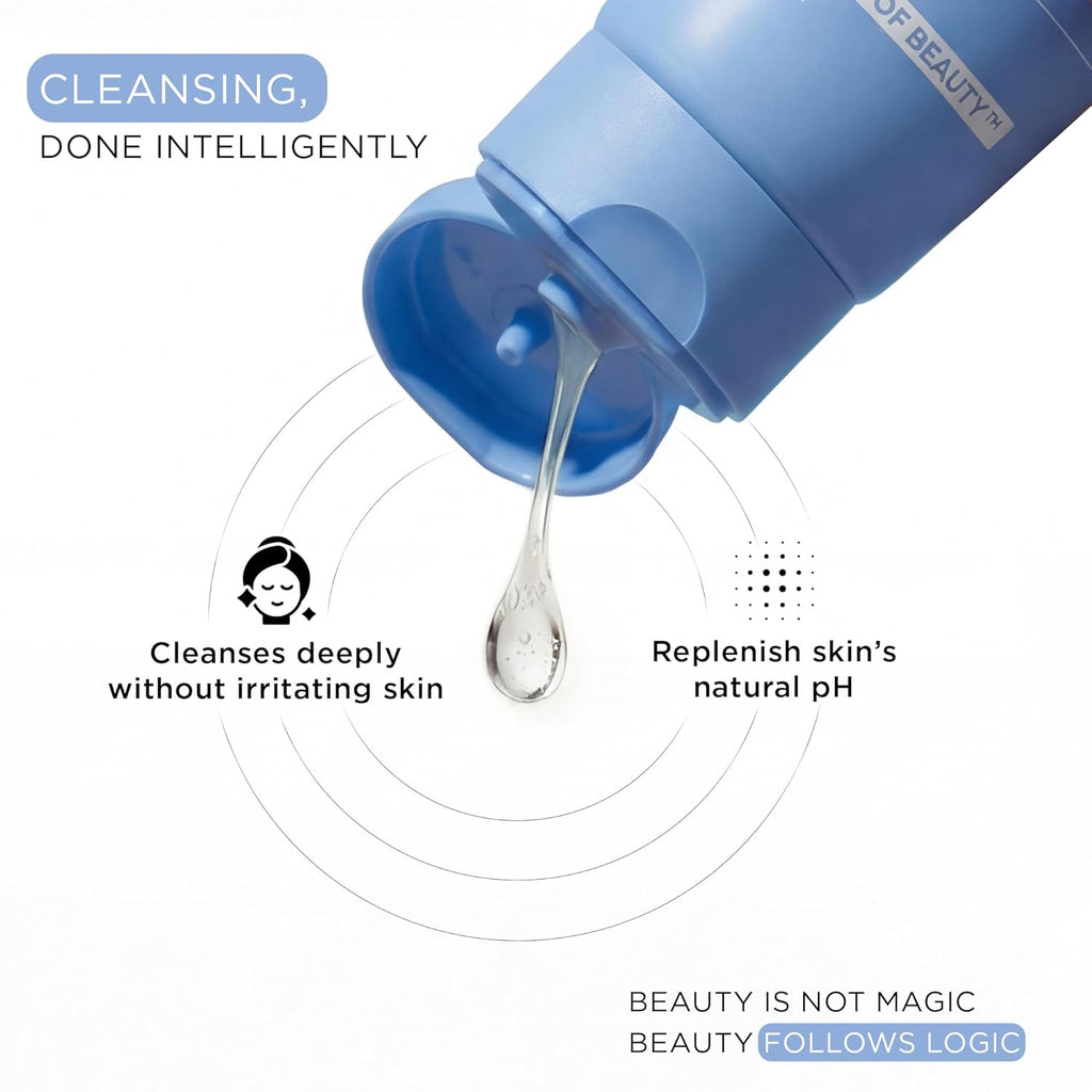SKINQ Daily Gentle Cleanser | Niacinamide Face Wash with Evening Primrose Oil & Glycerin |Removes Dirt in 1 Wash | In-Vivo Tested | No SLS, No Parabens | For All Skin Types | Dermat Formulated | 100 ml