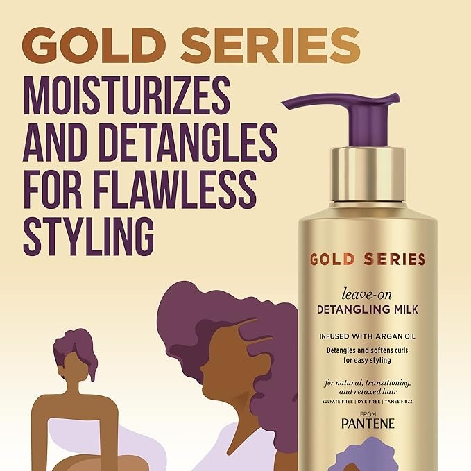 Pantene Pro-V Gold Series Leave-On Detangling Milk - 225 ml
