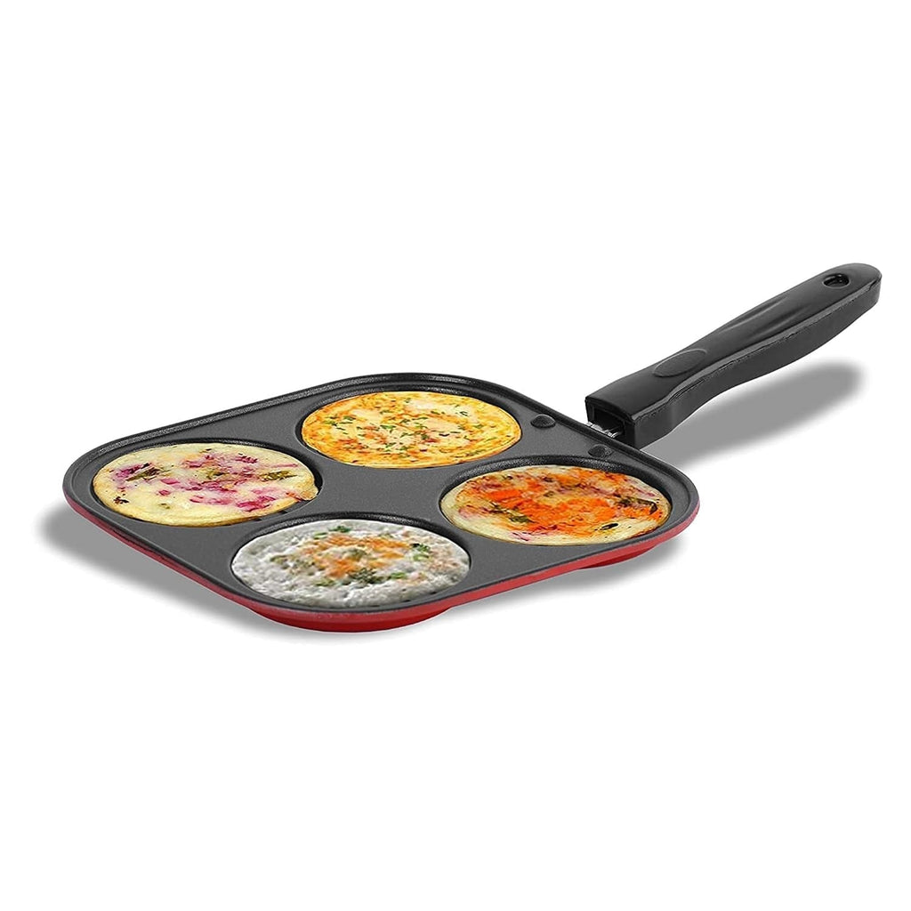 Navrang Non-Stick Casting Uttapam Pan Maroon