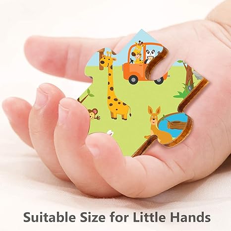 Webby The Zoo Wooden Jigsaw Puzzle 40Pcs