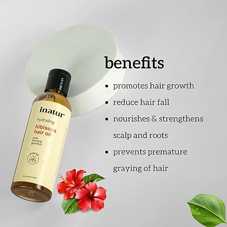 Inatur Hibiscus Hair Oil - 100 ml