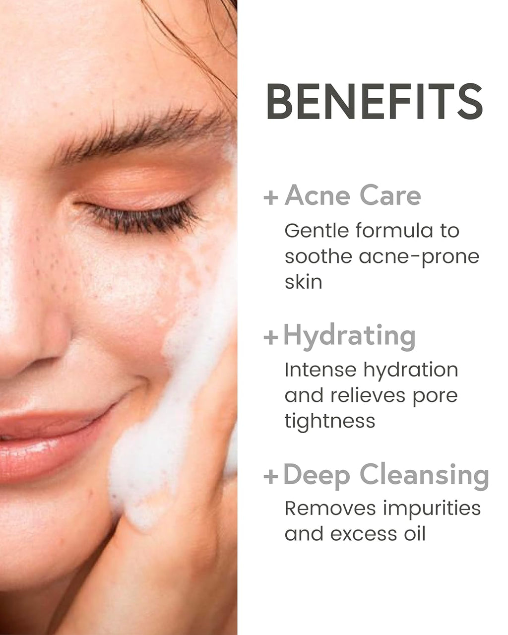 GINGER6 Hydrating Foam Cleanser 150ml | 31.7% Ginger Water| Salicylic Acid Face Wash for Acne Care| 5 Hyaluronic Acid Hydration| Deep Clean & Calming Korean Skincare | Non-Comedogenic & Hypoallergenic