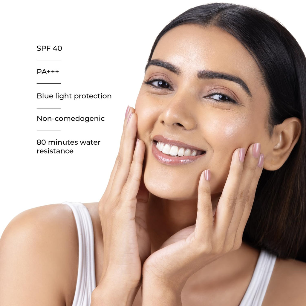 Brillare Multi-Protect Sunscreen SPF 40, PA+++, 100% Natural Sunscreen With Soy, Shea & Rapeseed, (50 GM)