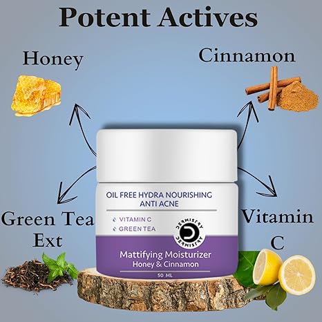 Dermistry Salicylic Acid Oil Free Water Based Mattifying Face Moisturizer - 50 ml