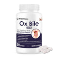 Biotrex Nutraceuticals OX BILE EXTRACT 125mg, 45% CHOLIC ACID, Supports Gallbladder Health & Supports Healthy Digestion, Bile Synthesis Support, (Gluten Free & Non-GMO) - 90 Capsules