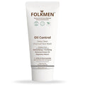 FolkMen Oil Control Deep Clean Charcoal Face Wash for Men - 90 ml