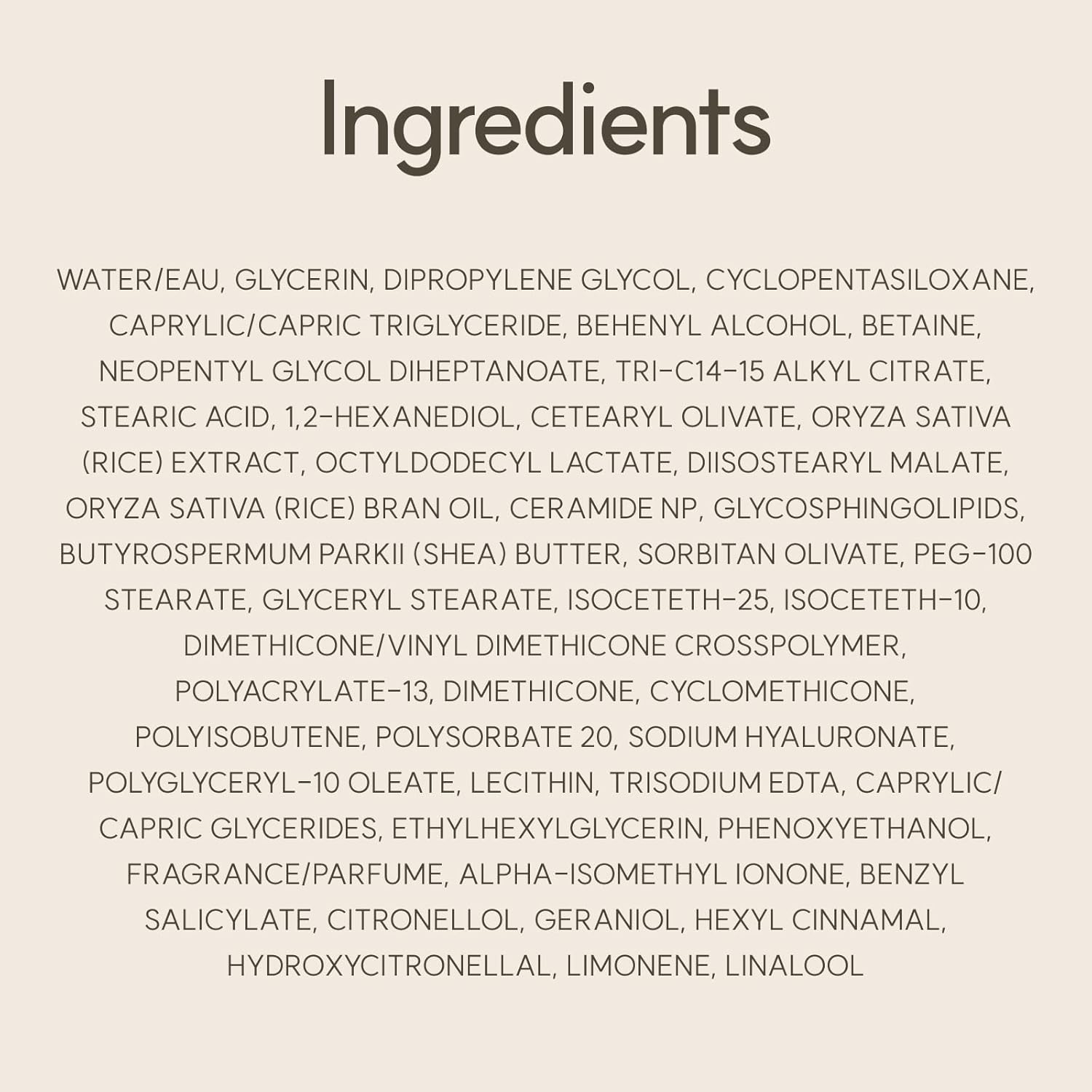 The Face Shop Rice & Ceramide Moisturizing Cream with Rice Extracts for Skin Brightening | Ceramide Moisturizer For Skin Barrier Repair | Paraben & Paraffins Free, Korean skin care products, 50ml