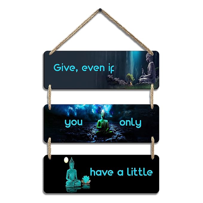 Sehaz Artworks Buddha Wall Hangings for Home Decoration Home Decor Items -3-0013