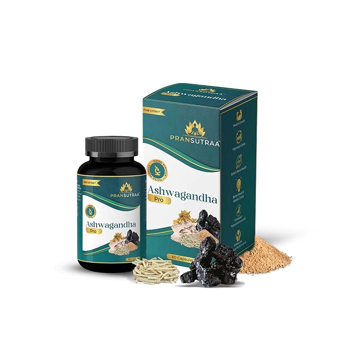 Pransutraa Ashwagandha Pro 60 Capsules 800mg - 60 caps