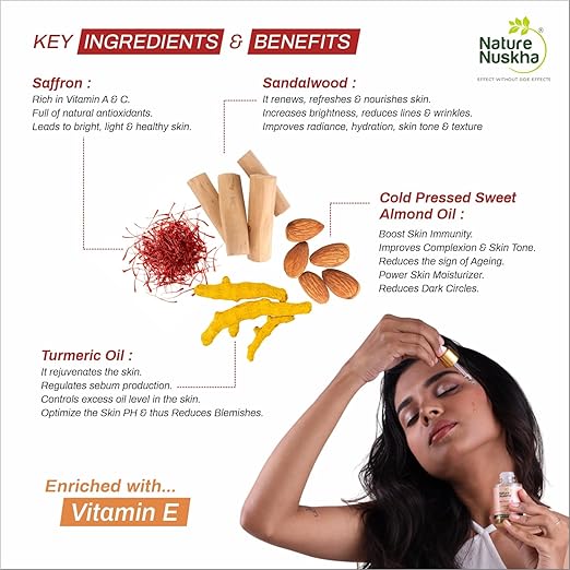 Nature Nuskha Real Kumkumadi Oil - 25 ml