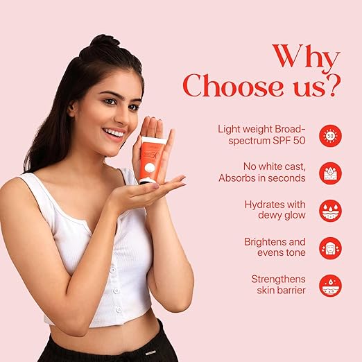 Uniqura UV Face & Body Sunscreen Gel with SPF 50 PA+++ - 50 ml