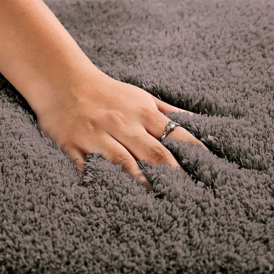 Luxe Home International Microfiber Runner Super Soft Non Slip Vegas Rugs 2X5 Ft Colour Cocoa