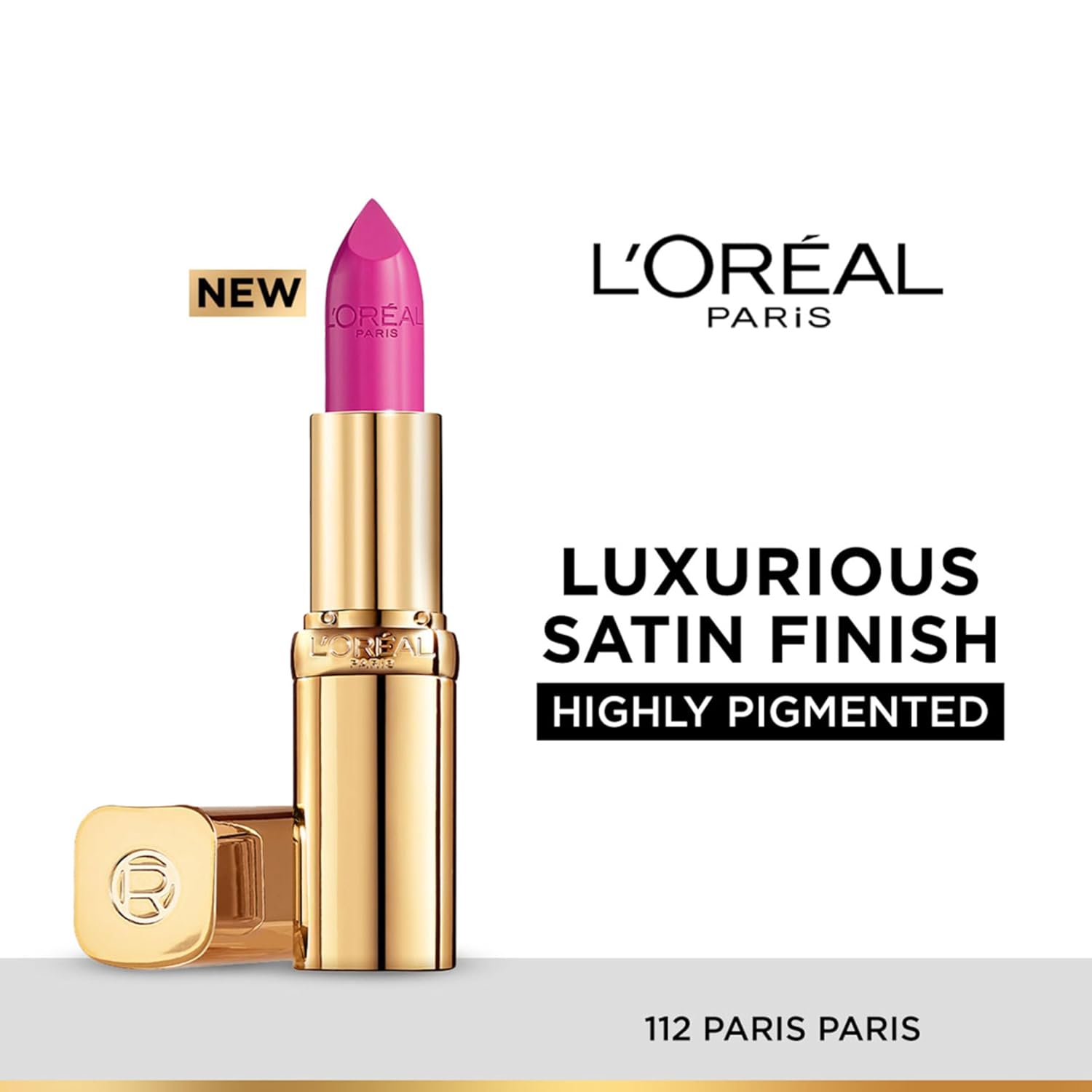 Lâ€™OrÃ©al Paris Color Riche Satin Lipstick- 112 Paris Paris, 4.3 gm