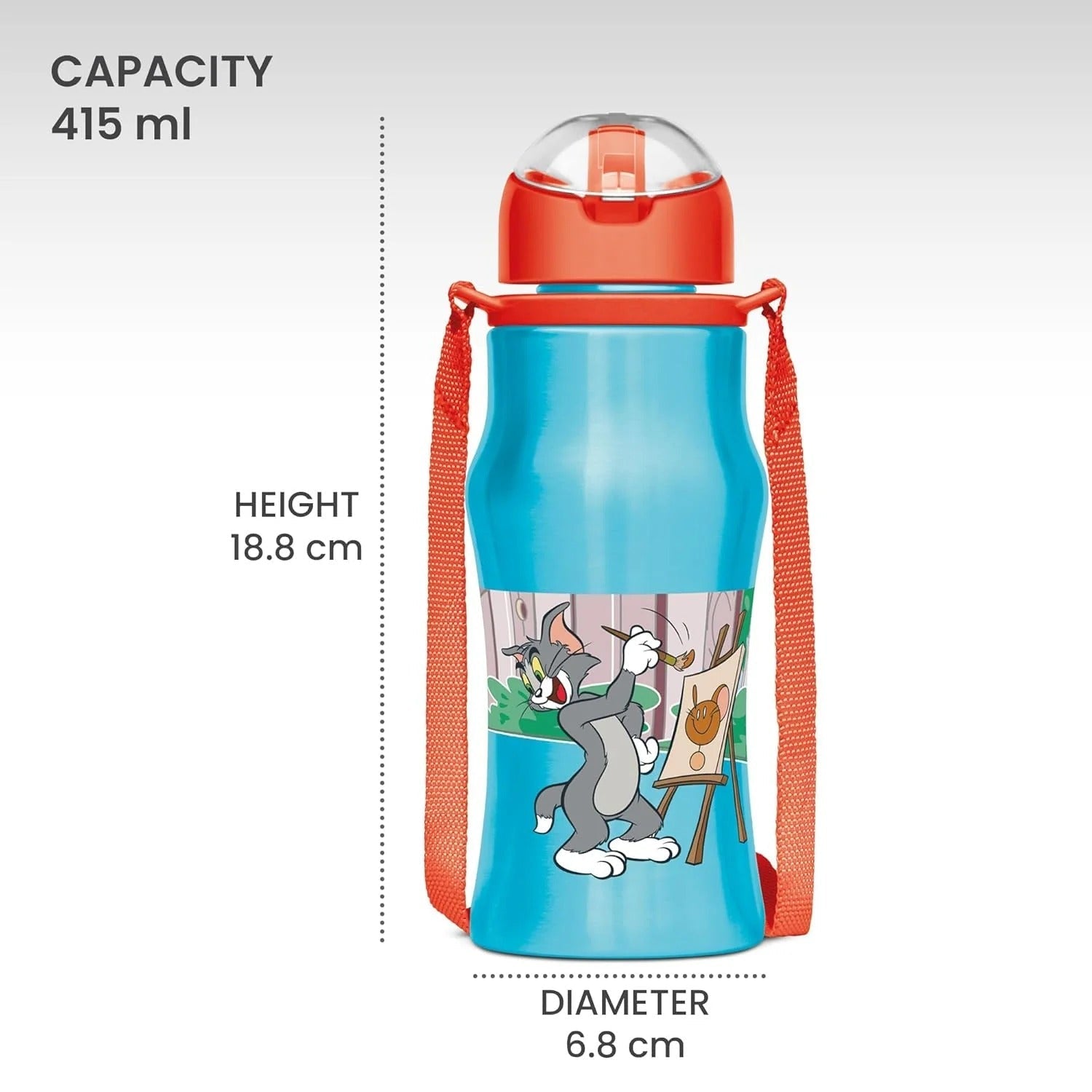 Milton Sipmate Stainless Steel Sipper Bottle - 415ml