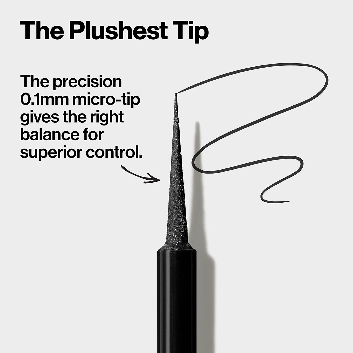 REVLON ColorStay Micro Easy Precision Liquid Eyeliner, Waterproof, Smudgeproof, Longwearing with Felt Tip Applicator, 301 Blackout, 1.7 ml