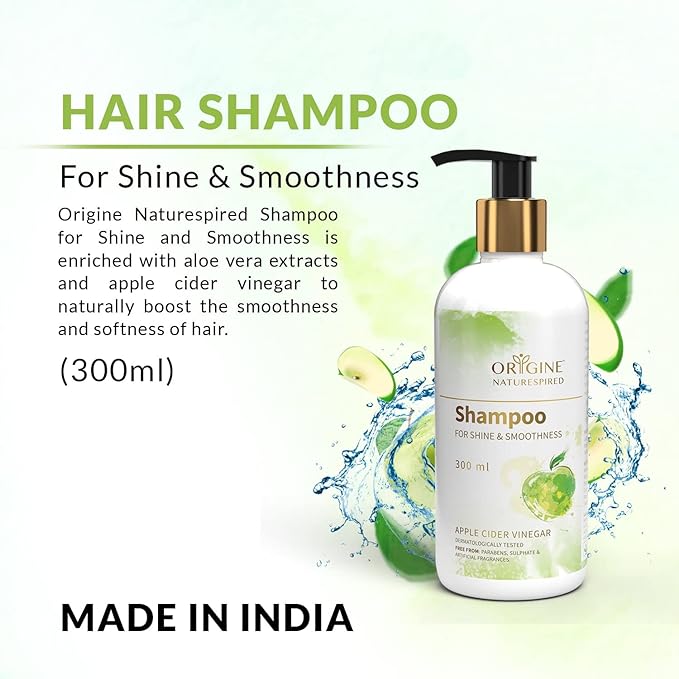 Origine Naturespired Shampoo For Shine & Smoothness - 300 ml