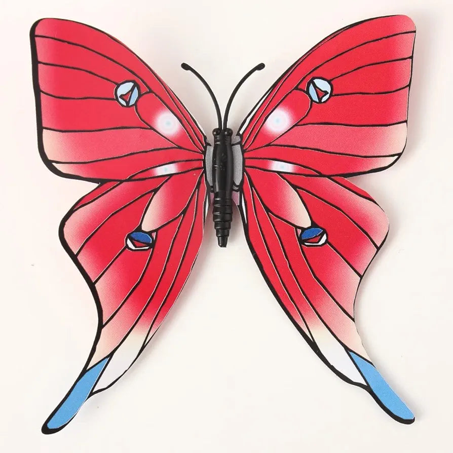 Rangoli Butterfly Wall Stick or Magnet Self Adhesive Removable PVC Design-15