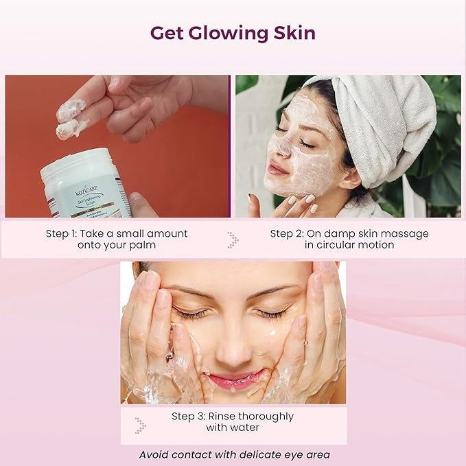Kozicare Skin Whitening Scrub - 100 gms