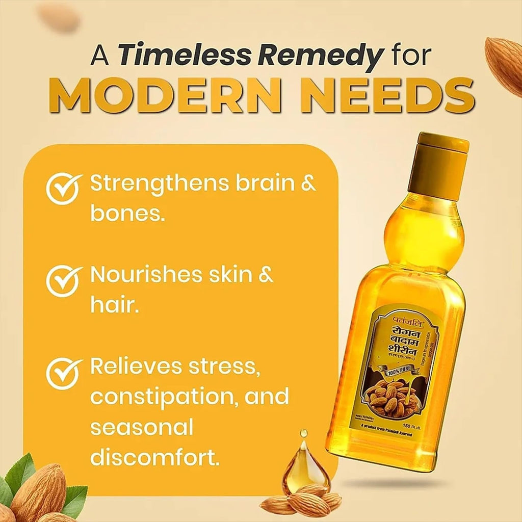 Patanjali Rogan Badam Oil - 150 ml