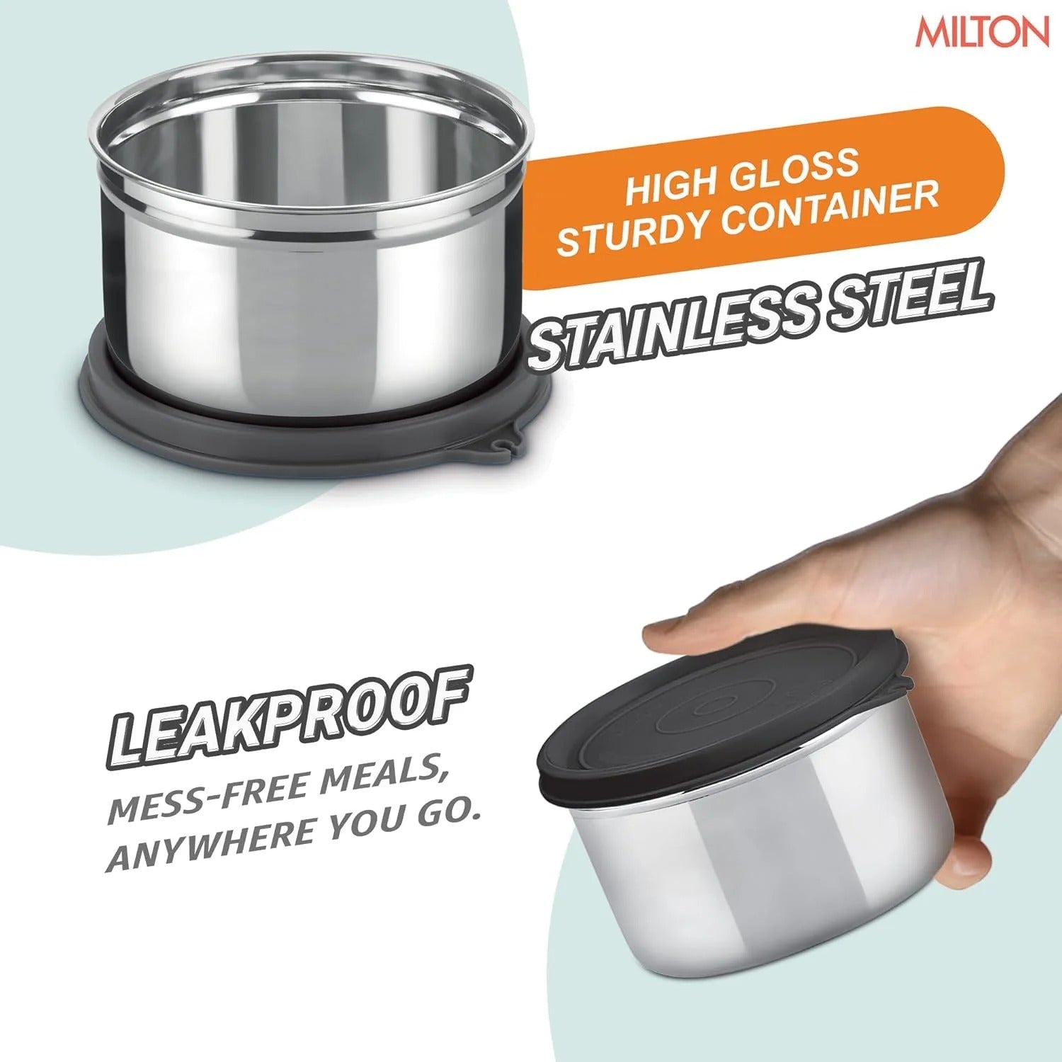 Milton Stack Pack 3 Vertical Insulated Tiffin with Jacket