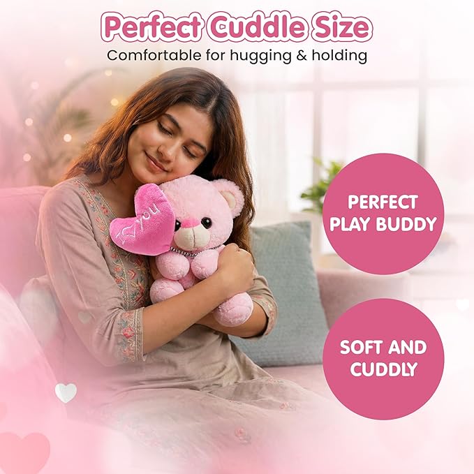 Kidology Cute Huggable Teddy Bear Soft Toy Ultra-Soft