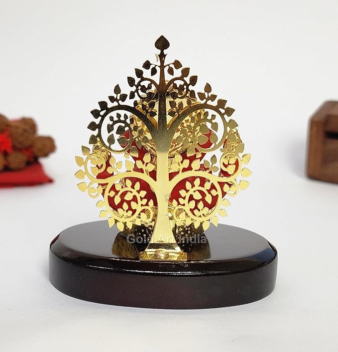 Gold Art India Lord Ganesha Idol Kalpavruksh Tree for Home Entrance Ganesh Ji Colour Blue
