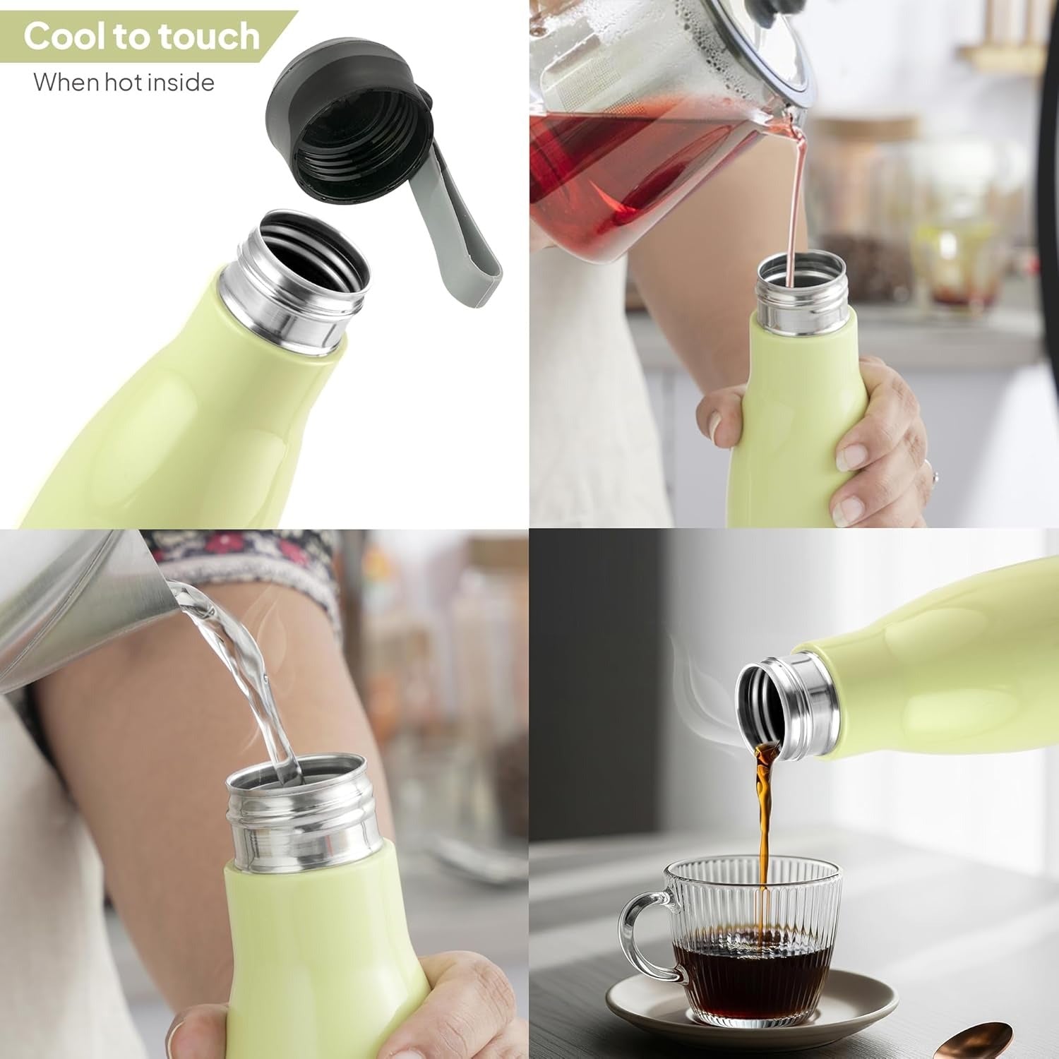 Cello Puro Steel X Neo 900 Insulated Water Bottle 720ml Inner Steel Outer Plastic