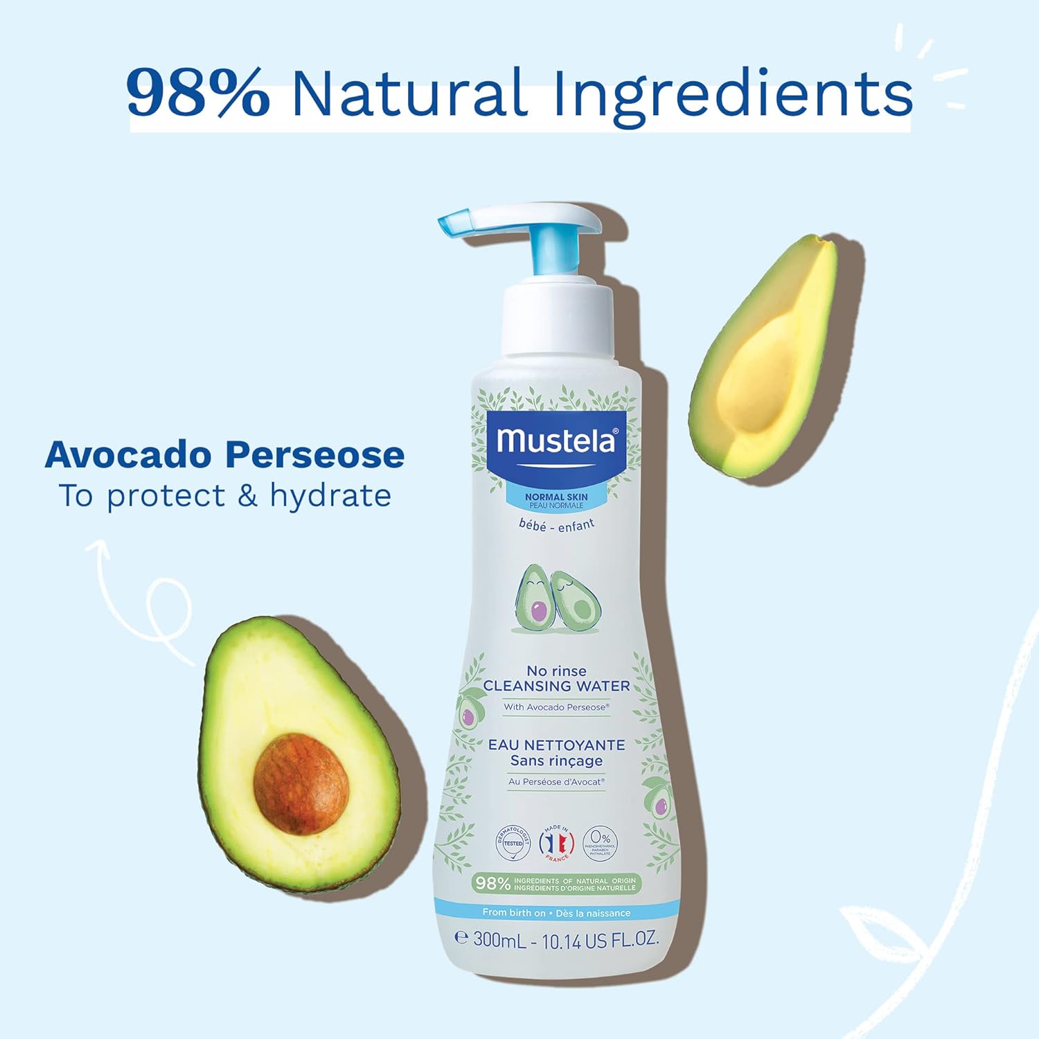 Mustela Baby Cleansing Water - 300 ml