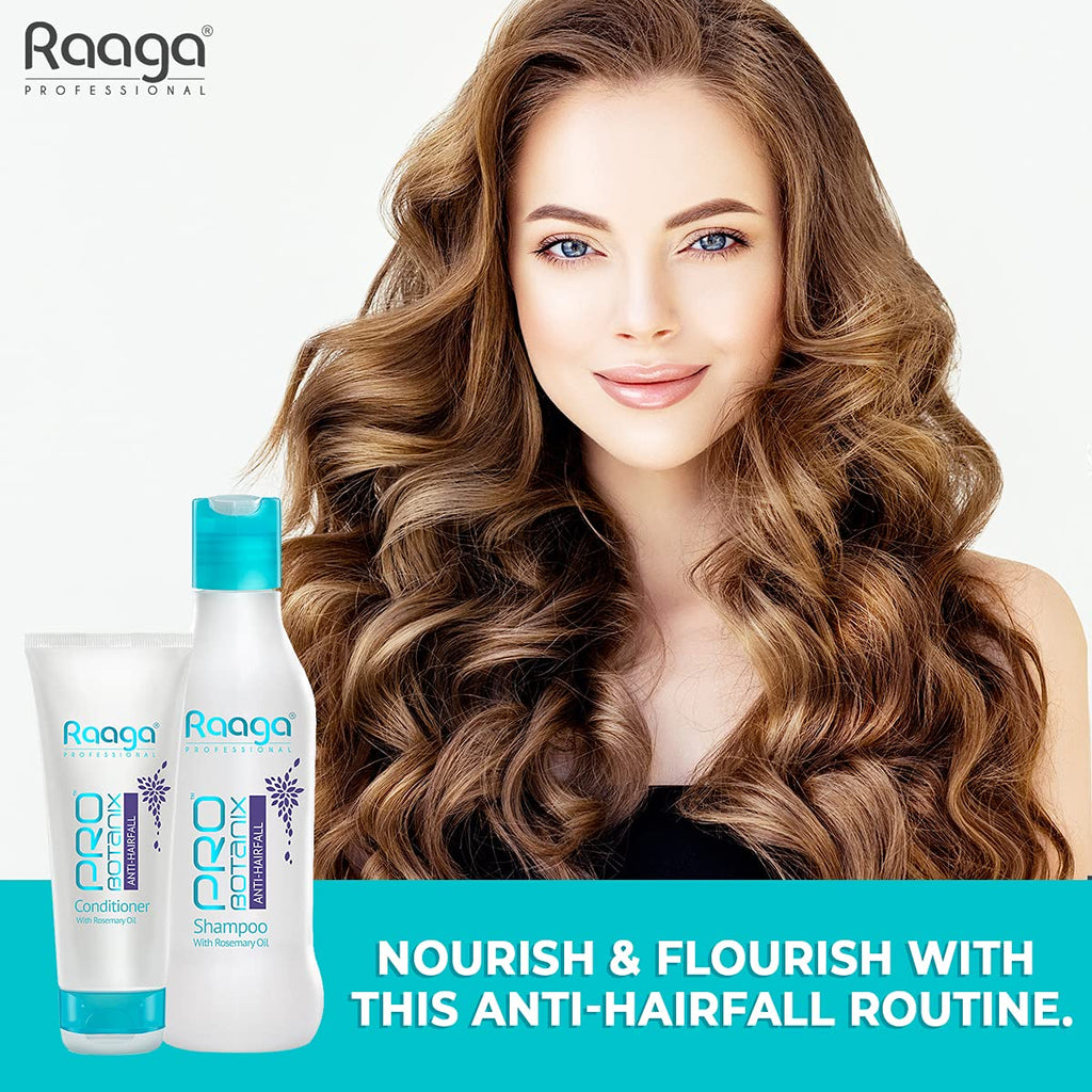 Raaga Professional Pro Botanix Anti-Hair Fall Conditioner, With Rosemary Oil, Prevents Hair Breakage, Imparts Hair Growth, For Men and Women, 100 ml