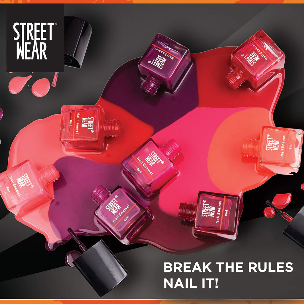 Street Wear Nail Enamel, Hazel Brown, 8ml