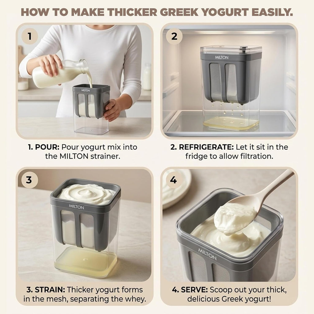 Milton 2-in-1 Greek Yogurt & Hung Curd Maker