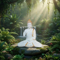 Alila 14-Inch Buddha Statue for Home Decor Meditating Lord Buddha Idol for Peace