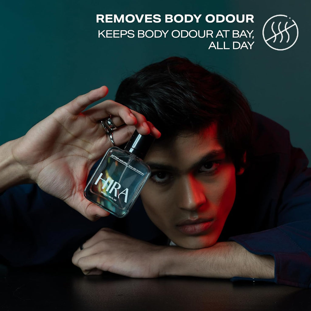 HIRA After Hours Perfume for Men | Perfume for Men Long Lasting Smell | Best Men Perfume with Fresh & Woody Notes | Bold Night-Out & Date Fragrance | 50ml Eau De Parfum for Men