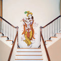 Rawpockets Lord Krishna with Flute Wall Sticker