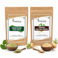 Simply Earth Mind & Body Vitality Combo - Peruvian Maca Root Powder (100g) & Organic Ginkgo Biloba Powder (100g) | For Energy, Immunity, Brain Health & Memory Support