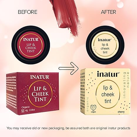 Inatur Cherry Lip & Cheek Tint - 4 gms
