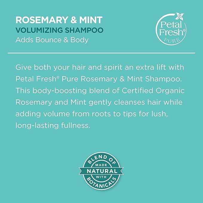 Petal Fresh Rosemary & Mint Volumizing Shampoo - 355 ml