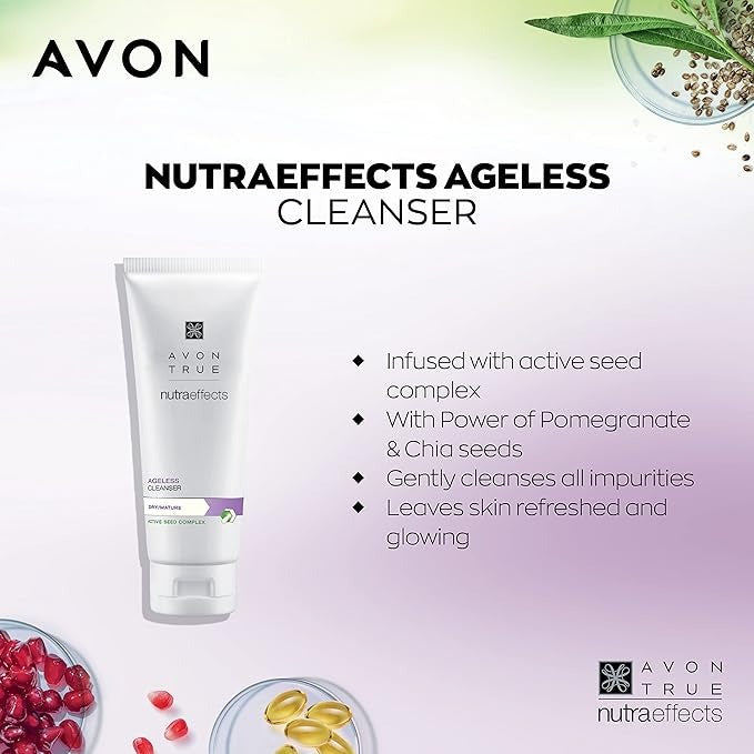 Avon True Nutraeffects Ageless Cleanser - 100 gms