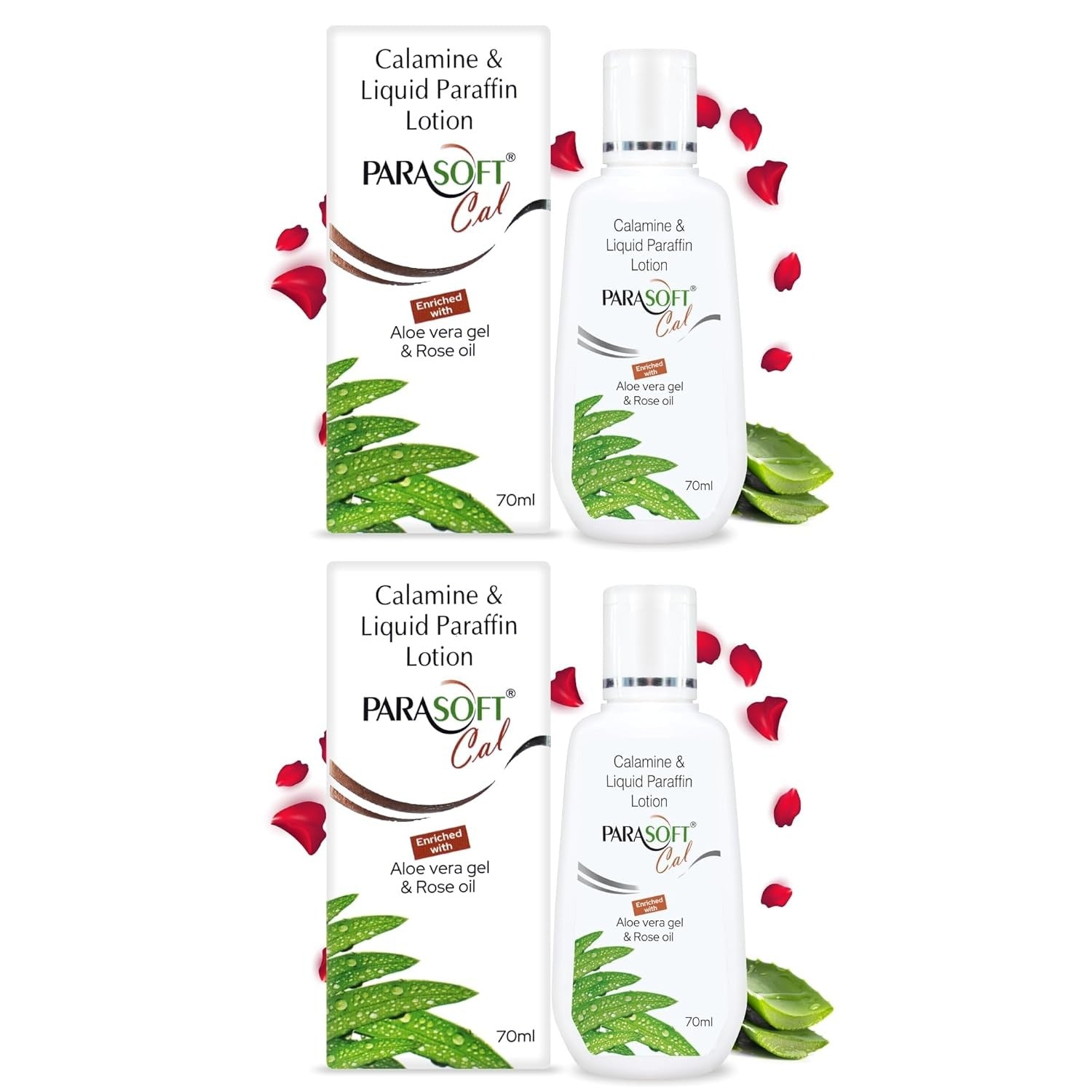 Parasoft Cal Body Moisturising Lotion - 35 ml (Pack of 2)