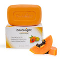 Glutalight Papaya Soap | Glutathione & Papaya Extract | Body Tan Removal Soap | Fades Pigmentation & Dark Spots | Exfoliate Dead Skin Cells | Bathing Soap for Face & Body | Soap For Bath - Pack of 1