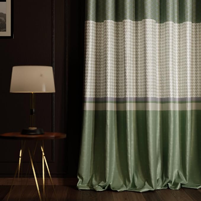 Stoa Paris Curtain for Home Single pc PatternedVelvet Curtain for Door Colour Majestic Meadow