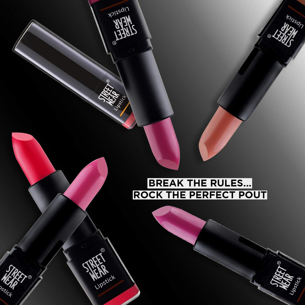 Street Wear Matte Lipstick, Diva Red, 4.2g