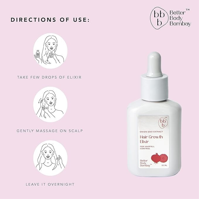 Better Body Bombay Onion Seed Extract Hair Growth Elixir - 50 ml