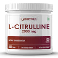Biotrex Nutraceuticals L Citrulline Powder 2000mg | Supports Endurance & Muscle Pump | Production of Creatine | Enhances Athletic Performance | Unflavoured - 200Gram (100 Servings)