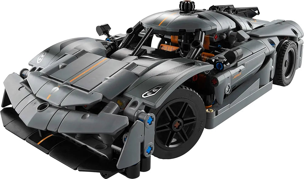 Lego Technic Koenigsegg Jesko Absolut Gray Hypercar Building Set for Kids 42173