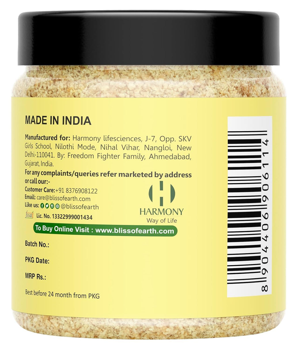 Bliss of Earth 100% Pure Hing (Asafoetida) Powder- Aromatic Spice for Flavorful Cooking 200gm