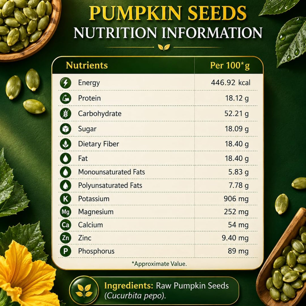TruNutra Pumpkin & Sunflower Seeds Combo 400g (200g Each) | Raw & Unsalted | High Protein & Fiber | Vegan Snack for Daily Nutrition and Wellness Support Daily.