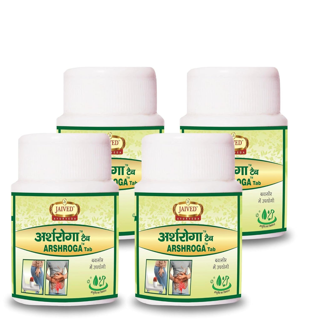 Jaived Ayurveda Arshroga Tablet - 40 Tabs (Pack of 4)