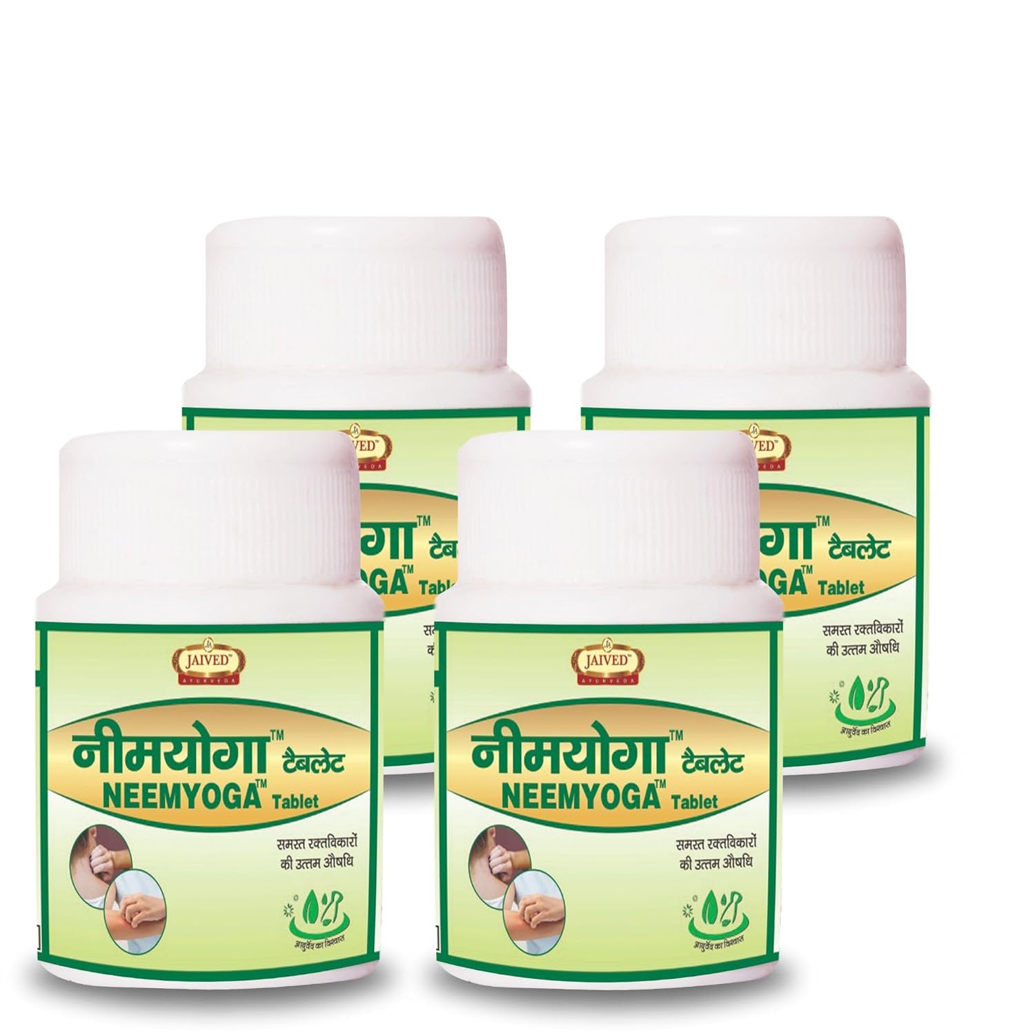 Jaived Ayurveda Neemyoga Tablets - 40 Tabs (Pack of 4)