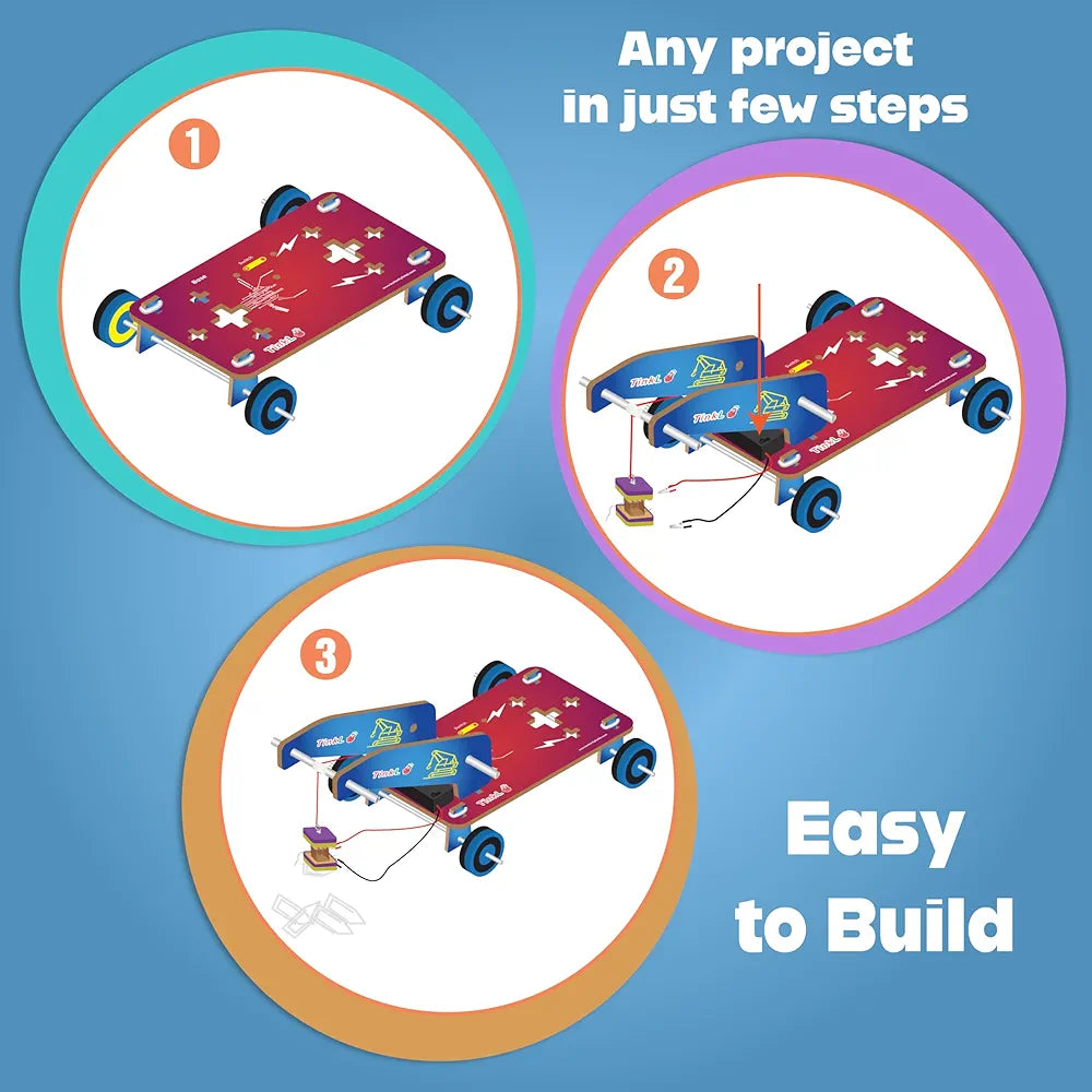 Butterfly EduFields 30In1 Science Project Kit Birthday Gift For Boys Girls Ages 8 10 12 14 Years 30+ Electricity Magnetism Diy Stem Projects